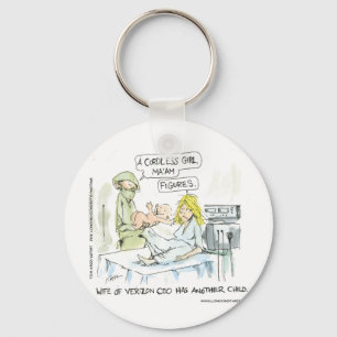 Cordless Baby Funny Cards Tees Mugs & Gifts Keychain