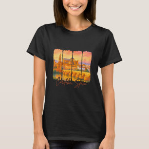 Cordo Spain Traveling Brushstroke Cordo Souvenir T-Shirt