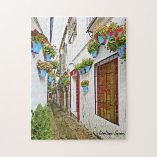 Cordoba Alleyway- The Real Spain Jigsaw Puzzle