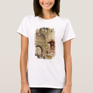 Cordoba: Monk praying at a Christian altar in the T-Shirt