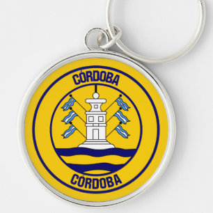Córdoba Round Emblem Keychain