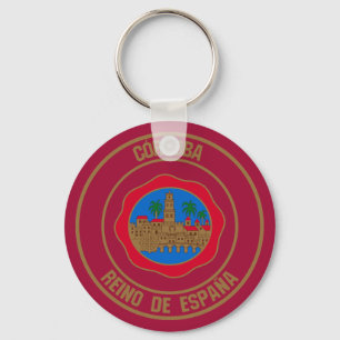 Córdoba Round Emblem Keychain