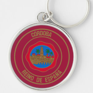 Córdoba Round Emblem Keychain