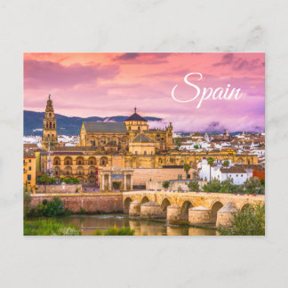 Cordoba, Spain Beautiful Sunset View Postcard