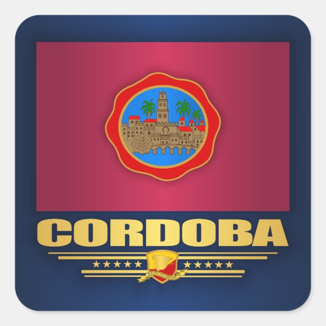 Cordoba Square Sticker (Front)
