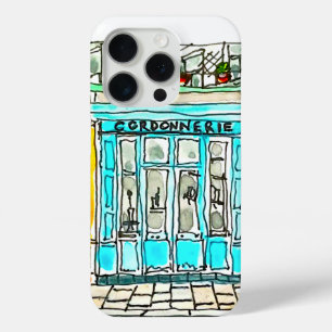 Cordonnerie Watercolour Sketch iPhone 15 Pro Case