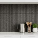 Corduroy Concrete Striated Texture Espresso ID1286 Tile<br><div class="desc">This ceramic tile design showcases a sophisticated striated texture with fine linear markings reminiscent of hand-finished plaster, brushed concrete, or weathered stone. The elegant neutral, dark espresso tone enhances the tile’s contemporary appeal while remaining highly versatile for a variety of interior styles including modern, industrial, minimalist, and Japandi-inspired spaces. Perfect...</div>