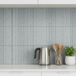 Corduroy Concrete Striated Texture Mist ID1286 Tile<br><div class="desc">This ceramic tile design showcases a sophisticated striated texture with fine linear markings reminiscent of hand-finished plaster, brushed concrete, or weathered stone. The elegant neutral, silvery-grey mist color enhances the tile’s contemporary appeal while remaining highly versatile for a variety of interior styles including modern, industrial, minimalist, and Japandi-inspired spaces. Perfect...</div>
