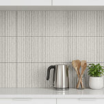 Corduroy Concrete Striated Texture Putty ID1286 Tile<br><div class="desc">This ceramic tile design showcases a sophisticated striated texture with fine linear markings reminiscent of hand-finished plaster, brushed concrete, or weathered stone. The elegant neutral, greige putty color enhances the tile’s contemporary appeal while remaining highly versatile for a variety of interior styles including modern, industrial, minimalist, and Japandi-inspired spaces. Perfect...</div>