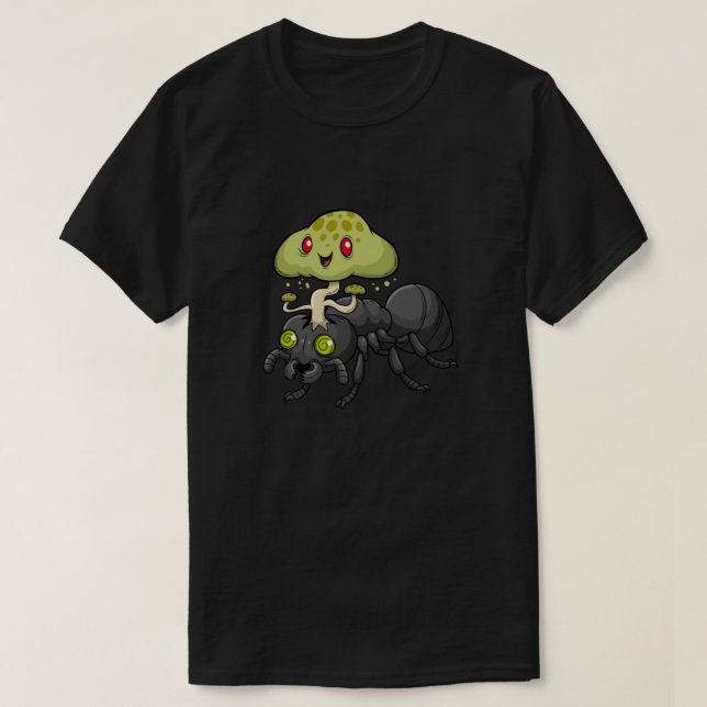 Cordyceps Ant Fitted T-Shirt (Design Front)