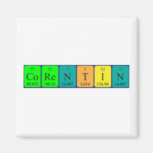 Corentin periodic table name magnet