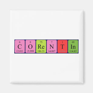 Corentin periodic table name magnet