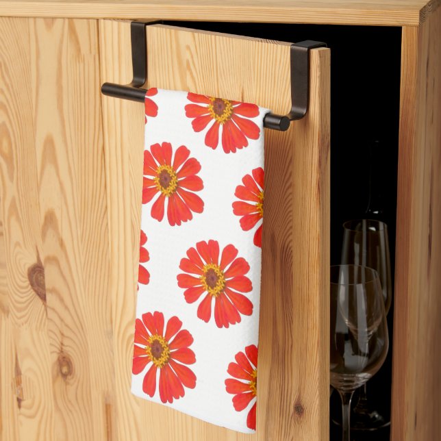 Coreoposis Flower Botanical Kitchen Towel (Thirds Fold)