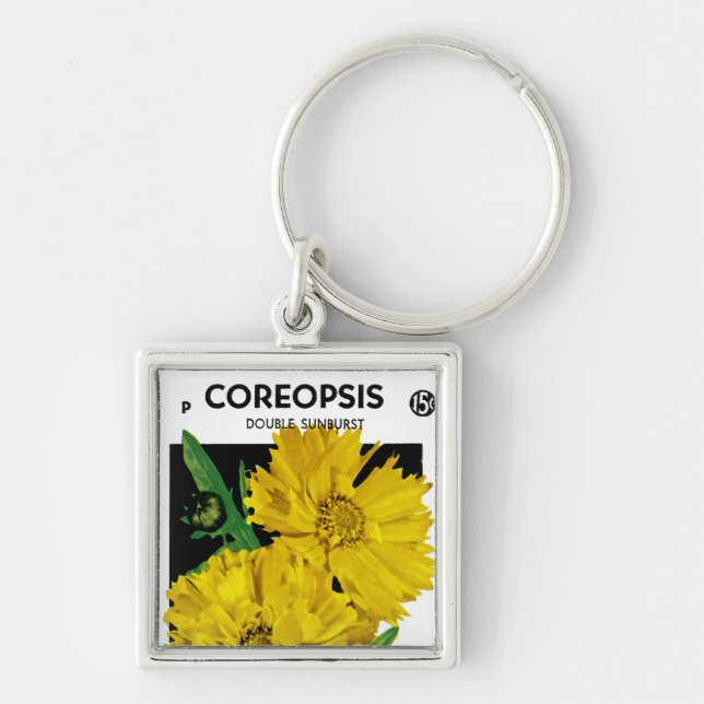 Coreopsis Keychain (Front)