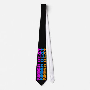 COREY TIGER 1980s FRESH BEAT RETRO NEON Tie