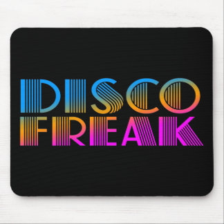 COREY TIGER 1980s RETRO DISCO FREAK MULTICOLOR Mouse Pad