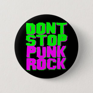 Corey Tiger 1980S Retro Don'T Stop Punk Rock 2 Inch Round Button