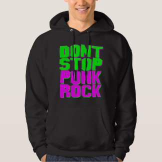COREY TIGER 1980s RETRO DON'T STOP PUNK ROCK Hoodie