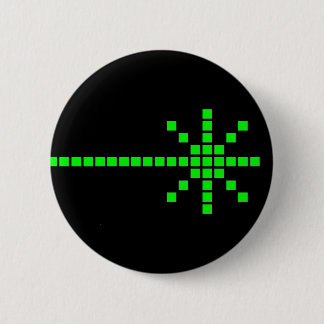 COREY TIGER 1980s RETRO LASER BEAM 2 Inch Round Button