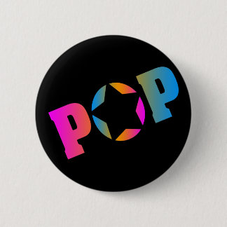 COREY TIGER 1980s RETRO POP DISCO STAR 2 Inch Round Button