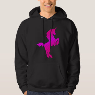 Corey Tiger 1980S Retro Vintage Unicorn Stars Pink Hoodie