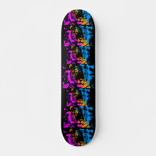 COREY TIGER 1980s TIGER FACE COLOURS Skateboard
