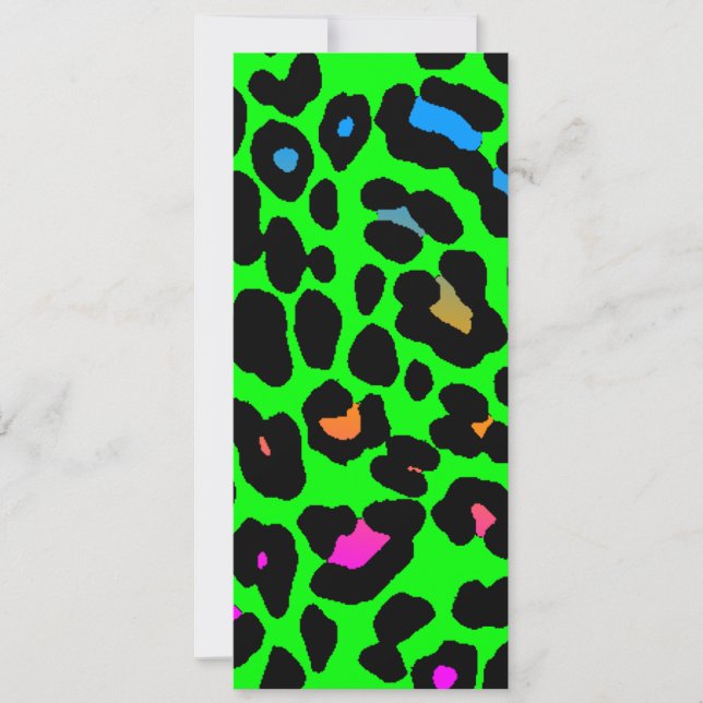 Corey Tiger 80s Leopard Spots (Green) (Front)