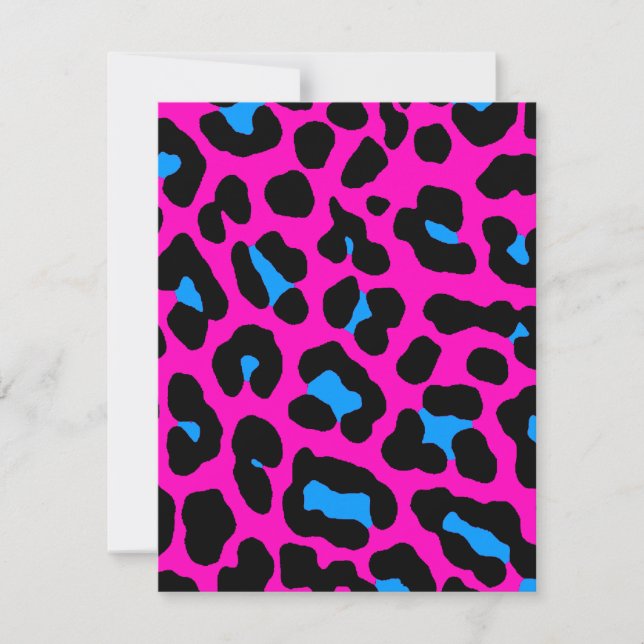 Corey Tiger 80s Leopard Spots (Pink) (Front)