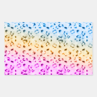 Corey Tiger 80s Multicolor Snow Leopard Sticker