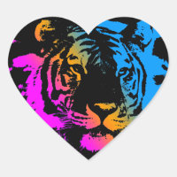Corey Tiger 80s Multicolor Tiger Face