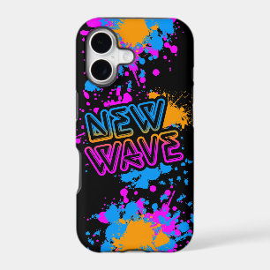 Corey Tiger 80s Neon New Wave Paint Spaltter