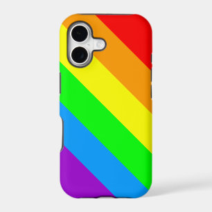 Corey Tiger 80s Neon Rainbow Pride Stripes