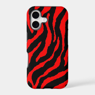 Corey Tiger 80s Neon Tiger Stripes (Red)