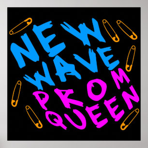 Corey Tiger 80s New Wave Prom Queen Poster
