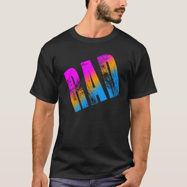 COREY TIGER 80's RAD T-Shirt (Front)