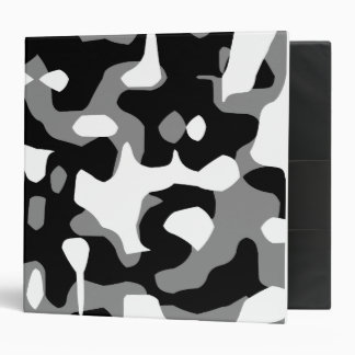 Corey Tiger 80s Retro Grey Camouflage (Camo) Binder