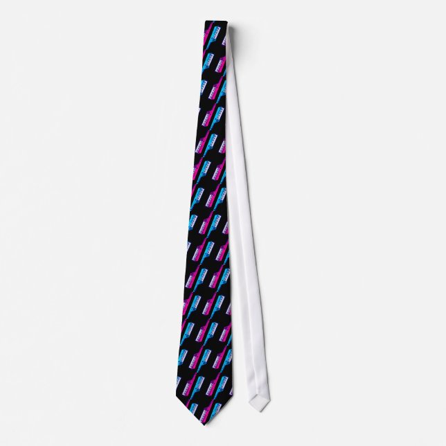 Corey Tiger 80's Retro Keytar Tie (Front)