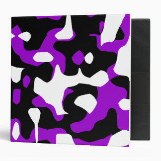 Corey Tiger 80s Retro Purple Camouflage (Camo) Binder