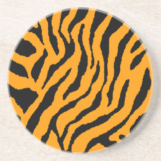 Corey Tiger 80s Retro Tiger Stripes Coaster