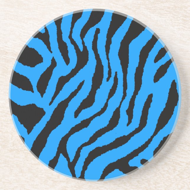 Corey Tiger 80s Retro Tiger Stripes Coaster (Front)