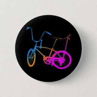 Corey Tiger 80's Retro Vintage Bicycle 2 Inch Round Button