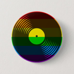 Corey Tiger 80s Retro Vintage Vinyl Record Pin