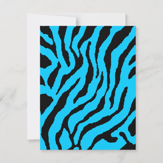 Corey Tiger 80s Tiger Stripes (Blue) (Front)