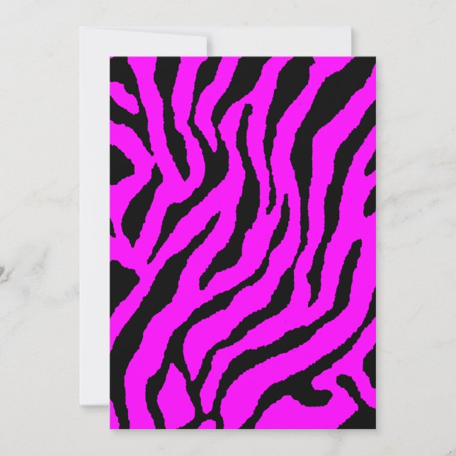 Corey Tiger 80s Tiger Stripes (Pink) (Front)