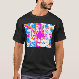 COREY TIGER 80's UK TIGER FACE T-Shirt