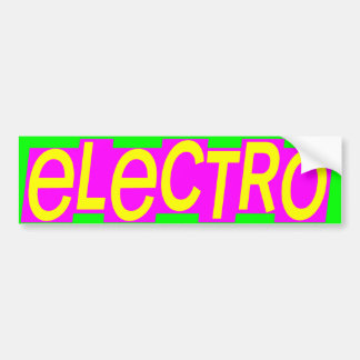 Corey Tiger 80s Vintage Electro Bumper Sticker