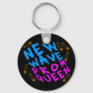 Corey Tiger 80s Vintage New Wave Prom Queen Keychain