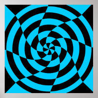 Corey Tiger 80s Vintage Op Art