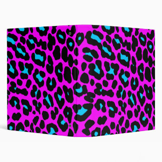 Corey Tiger 80s Vintage Pink Leopard Binder
