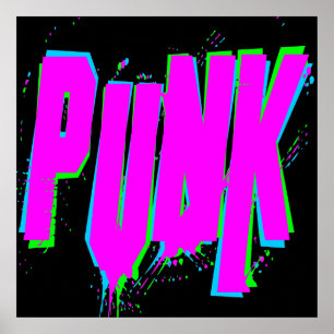 Corey Tiger 80s Vintage PUNK Poster